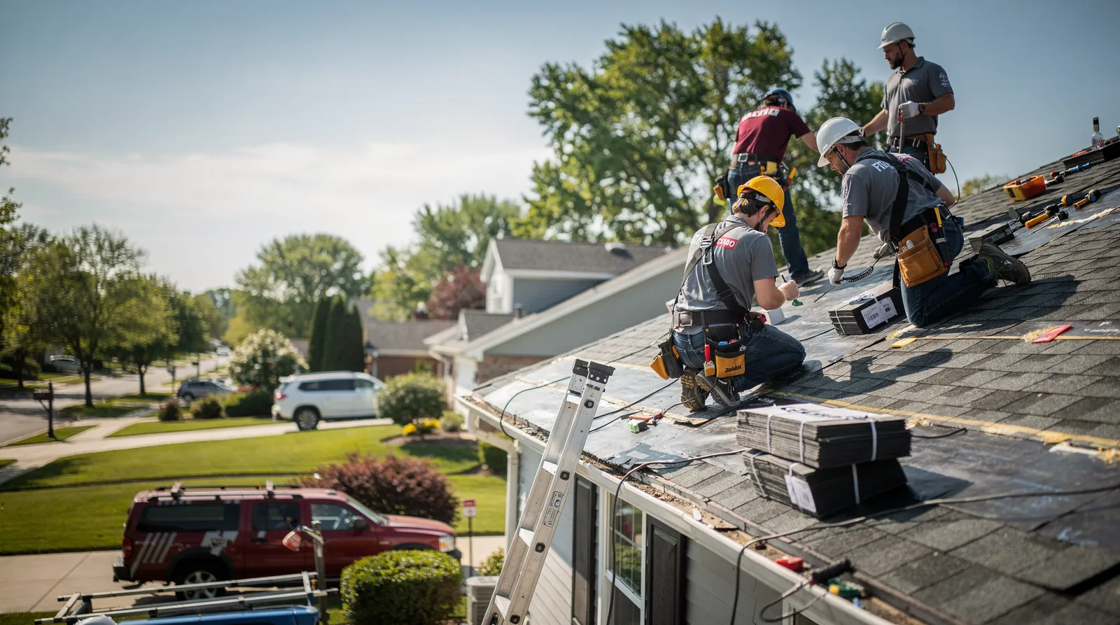 Roof Repair in Evergreen Park, IL around you